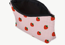 Load image into Gallery viewer, Strawberry Print Small Zippered Bag
