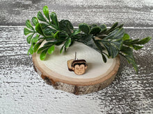 Load image into Gallery viewer, Frankenstein Wood Stud Earrings
